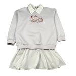 Moschino Abito Manica Lunga tinta unita Glicine per Bambina HDV0I5 GLICINE MOSCHINO 
