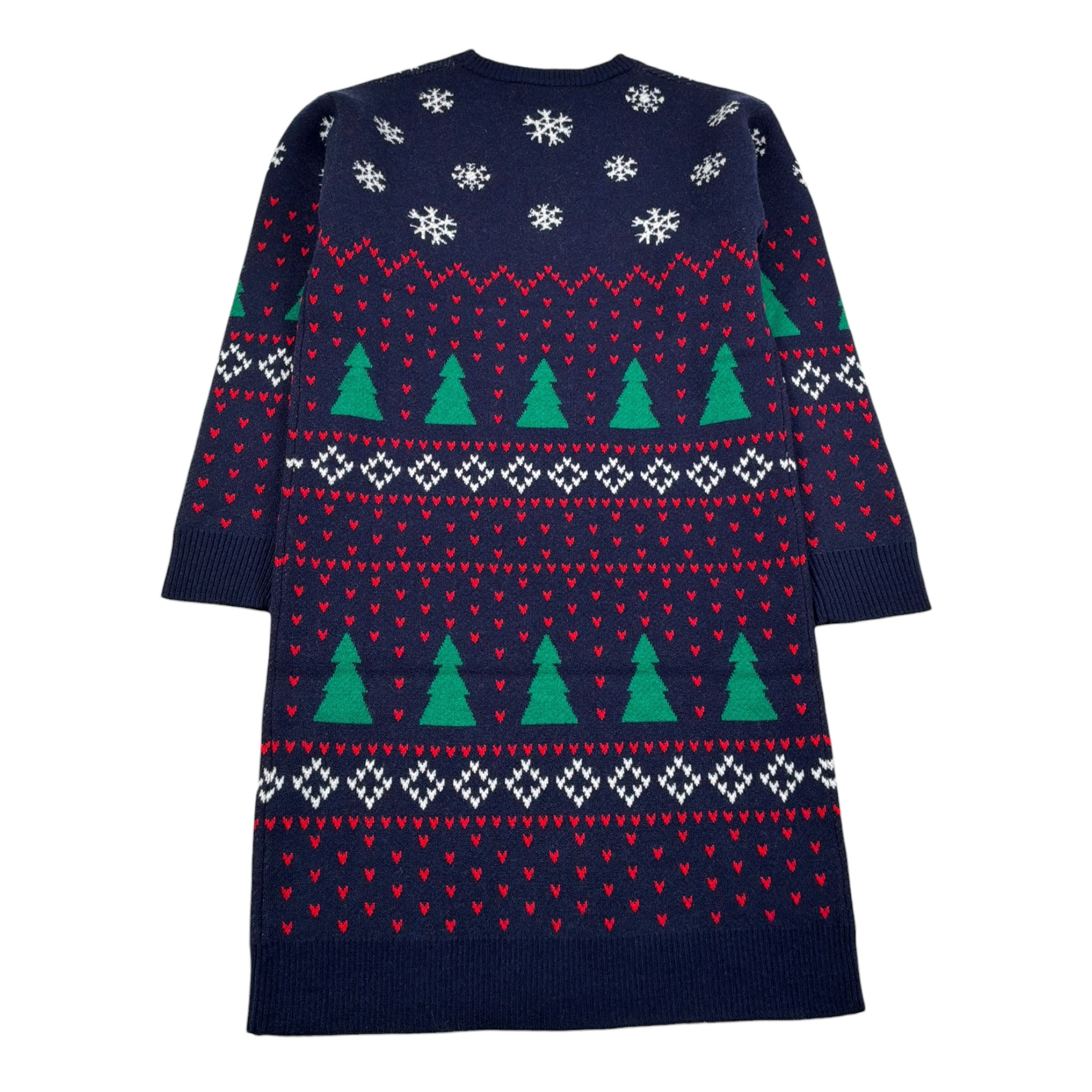 Moschino Abito tinta unita Girocollo con Fantasia Blu per Bambina HDV0I8 BLU MOSCHINO 
