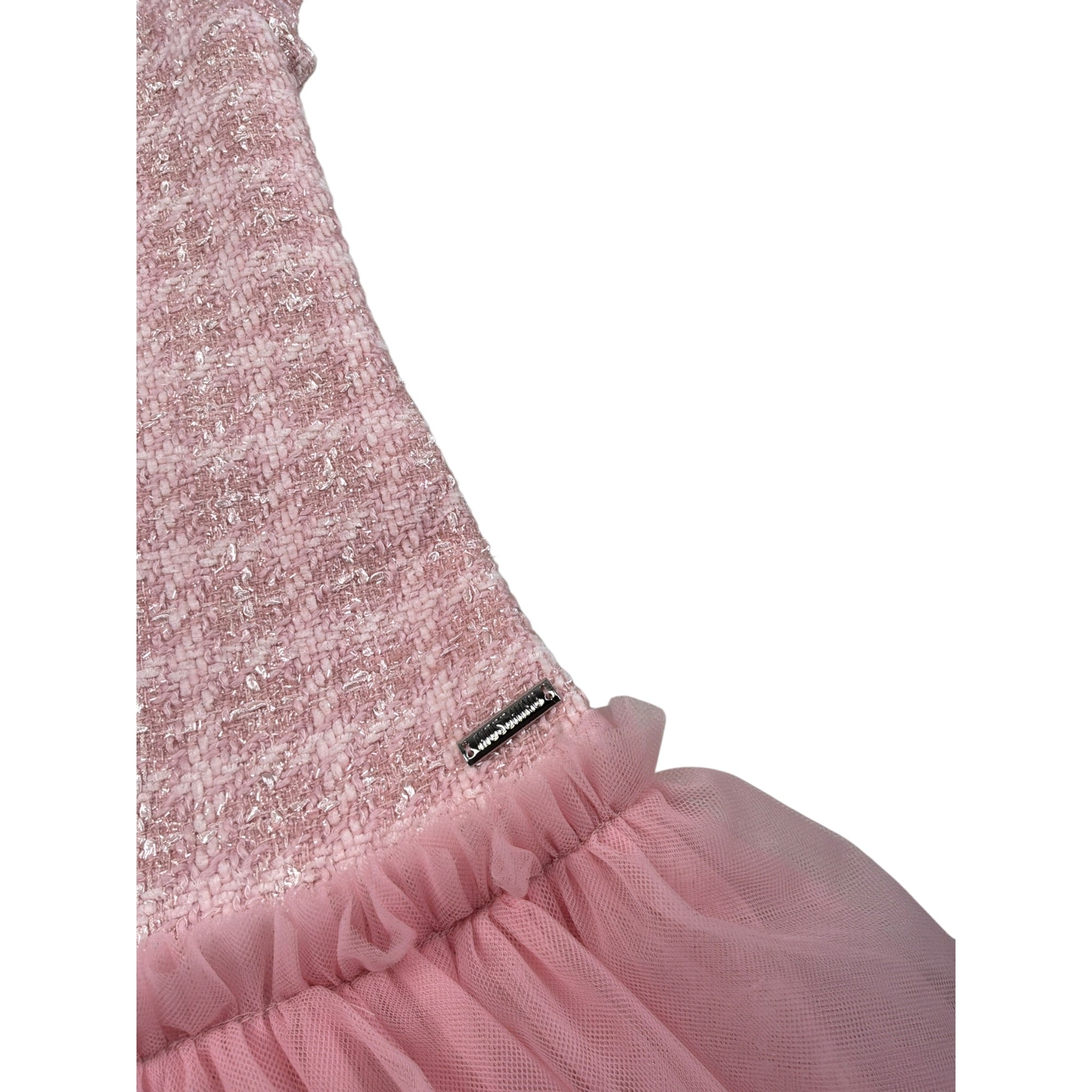 Moschino Abito Mezza Manica tinta unita Rosa per Bambina HDV0I9 ROSA MOSCHINO 