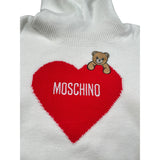Moschino Maglia Collo Alto tinta unita Panna per Bambina HDW02J PANNA MOSCHINO 