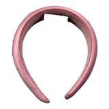 Moschino Cerchietto tinta unita con Brillantini Rosa per Bambina HDX01O ROSA MOSCHINO 