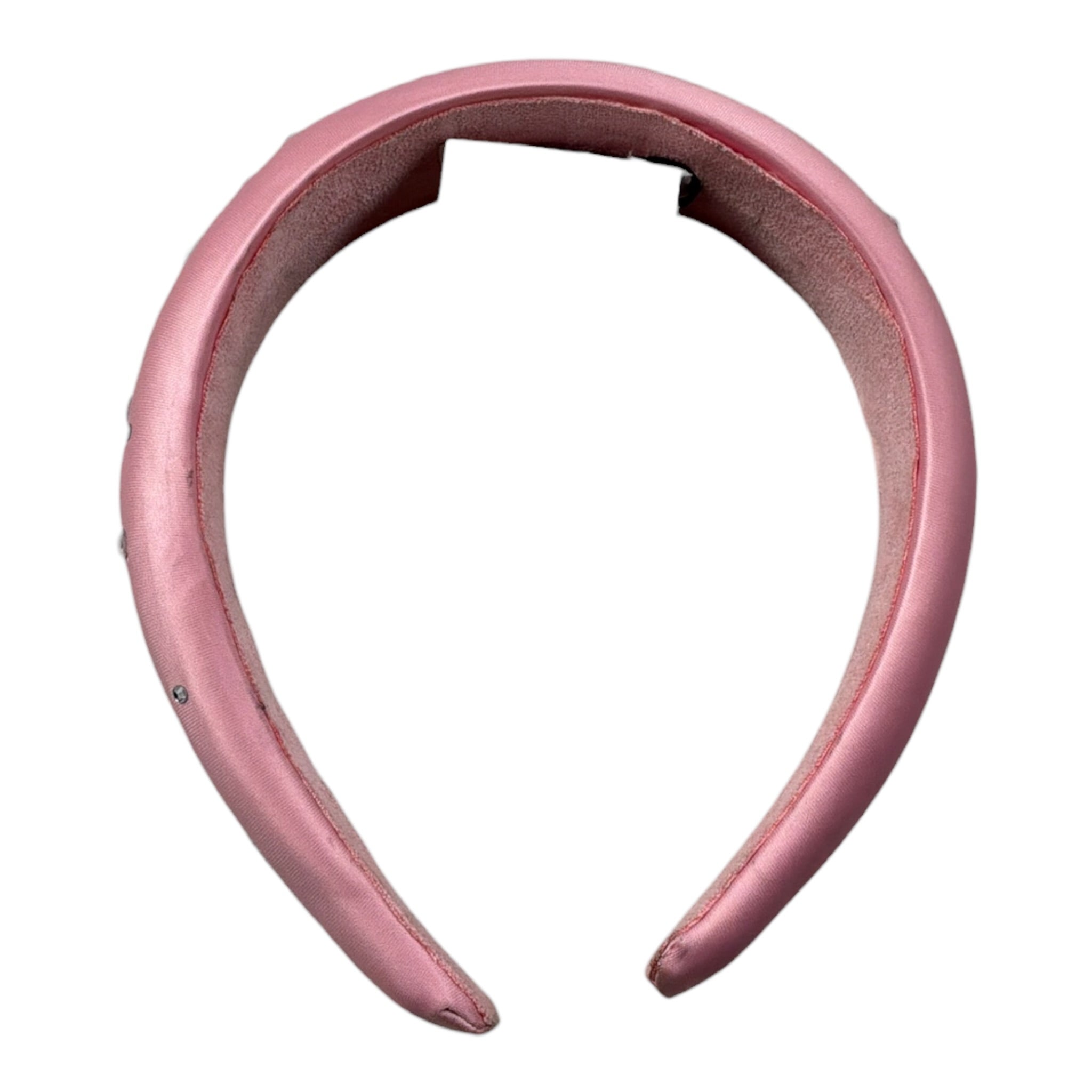Moschino Cerchietto tinta unita con Brillantini Rosa per Bambina HDX01O ROSA MOSCHINO 