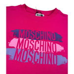 Moschino Abito Mezza Manica tinta unita con Logo Fuxia per Bambina HGV0GL FUXIA MOSCHINO 