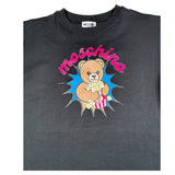 Moschino Abito tinta unita con Stampa Nero per Bambina HHV0GL NERO MOSCHINO 