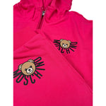 Moschino Completo 2 Pezzi Felpa-Pantalone tinta unita Fuxia per Bambina HMK03X FUXIA MOSCHINO 