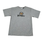 Moschino T-Shirt tinta unita con Stampa Grigio per Bambino HMM05WLA GRIGIO MOSCHINO 
