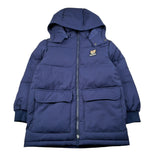 Moschino Giubbino tinta unita con Cappuccio Blu per Bambino HMS05U BLU MOSCHINO 
