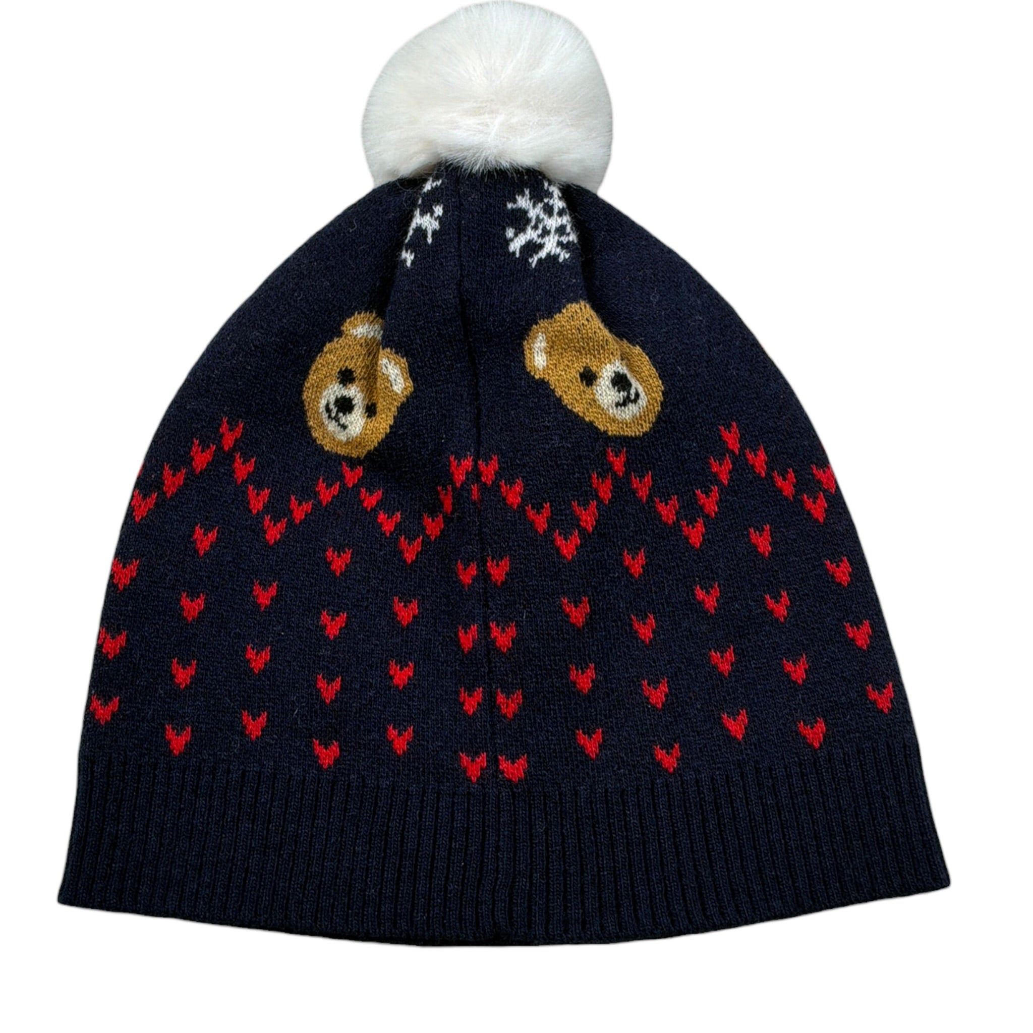 Moschino Cappello tinta unita con Logo Blu per Bambino HNX02K BLU MOSCHINO 