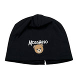 Moschino Cappello tinta unita con Logo Nero per Bambino HNX02M NERO MOSCHINO 