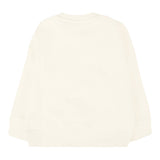 Moschino Felpa Chiusa Girocollo tinta unita con Logo Panna per Bambino HPF08V PANNA MOSCHINO 