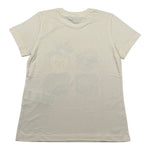 Moschino T-Shirt tinta unita con Stampa Panna per Bambino HSM058 PANNA MOSCHINO 