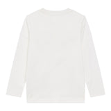 Moschino Shirt Girocollo tinta unita con Logo Bianco per Bambino HTO00J BIANCO MOSCHINO 
