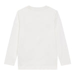 Moschino Shirt Girocollo tinta unita con Logo Bianco per Neonato HTO00JN BIANCO MOSCHINO 