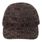 Moschino Berretto tinta unita con Loghi Marrone per Bambino HTX01NX MARRONE MOSCHINO 