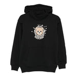 Moschino Felpa Chiusa con Cappuccio tinta unita Nero per Bambino HUF096 NERO MOSCHINO 