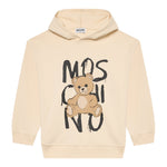 Moschino Felpa Chiusa con Cappuccio tinta unita Beige per Bambino HUF098XXX BEIGE MOSCHINO 