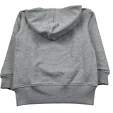 Moschino Felpa Chiusa con Cappuccio tinta unita con Stampe Grigio per Bambino HUF09D GRIGIO MOSCHINO 