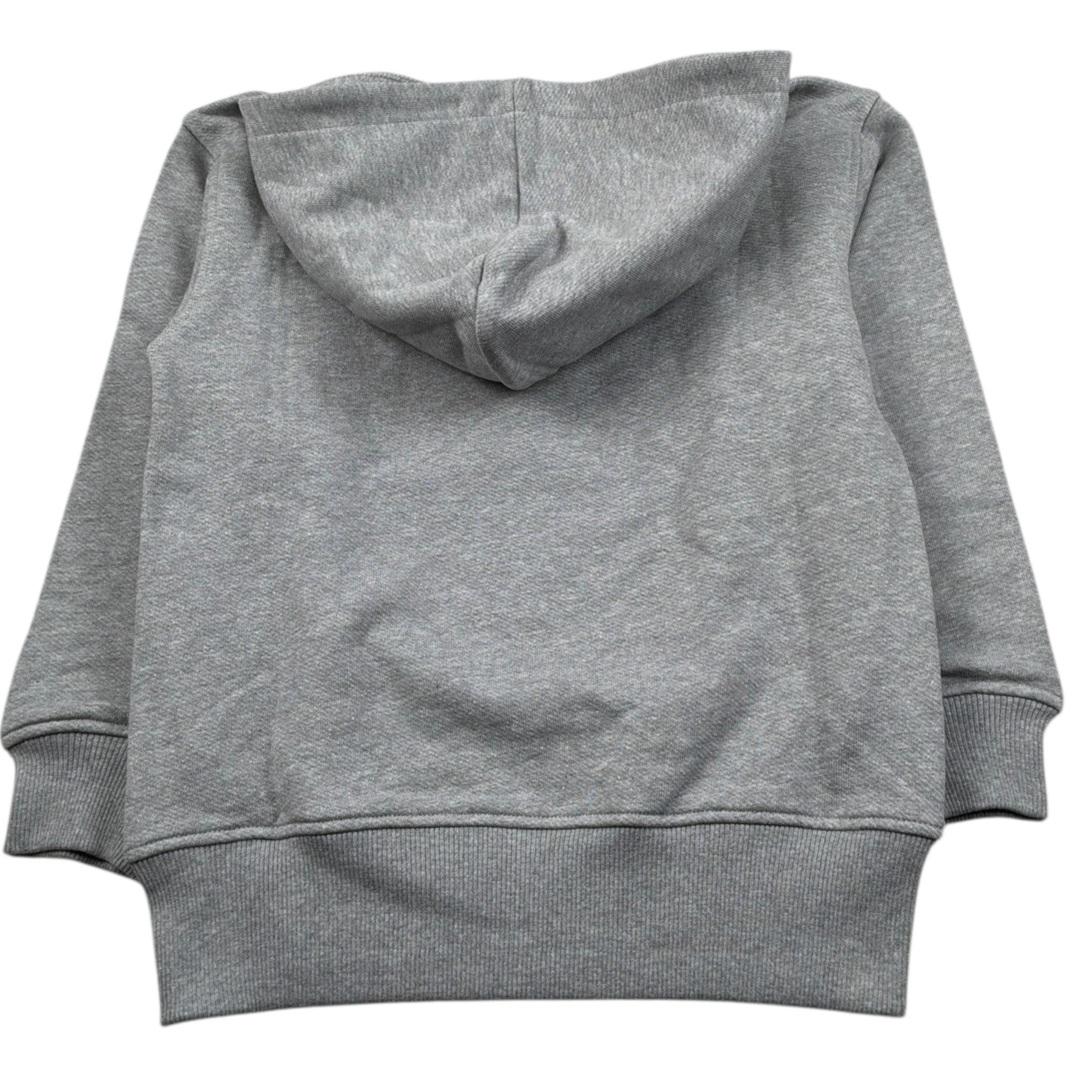 Moschino Felpa Chiusa con Cappuccio tinta unita con Stampe Grigio per Bambino HUF09D GRIGIO MOSCHINO 