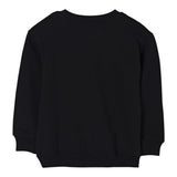 Moschino Felpa Chiusa Girocollo tinta unita con Stampa Nero per Bambino HUF09J NERO MOSCHINO 