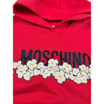 Moschino Felpa Chiusa con Cappuccio tinta unita Rosso per Bambino HUF09Z ROSSO MOSCHINO 