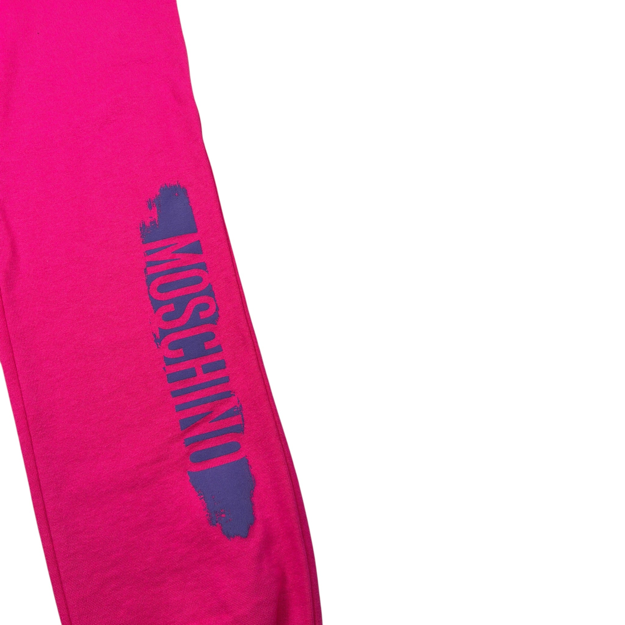 Moschino Completo 2 Pezzi Felpa-Pantalone tinta unita Fuxia per Bambina HUK04L FUXIA MOSCHINO 