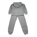 Moschino Completo 2 Pezzi Felpa-Pantalone Tinta Jnita Grigio per Bambino HUK05O GRIGIO MOSCHINO 