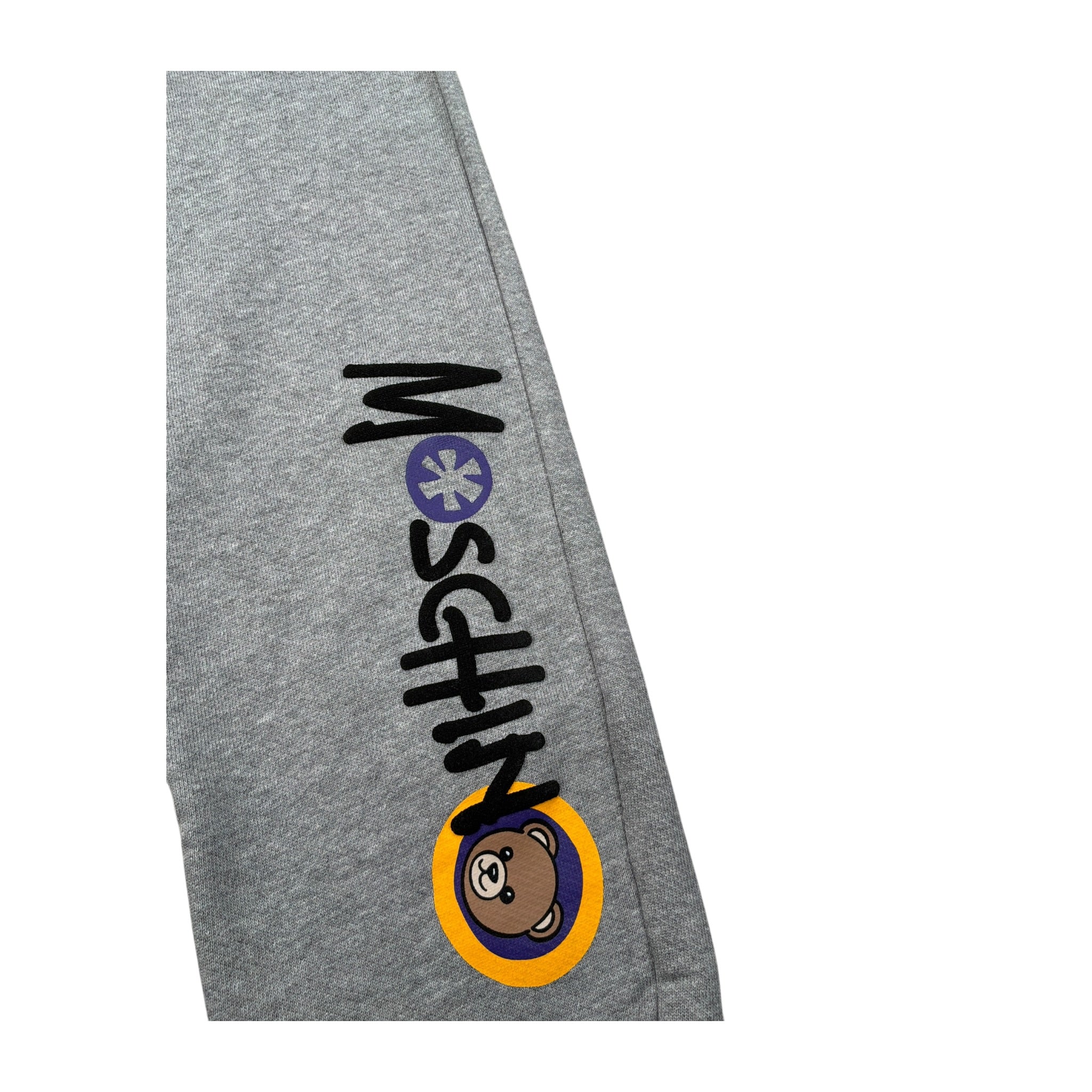 Moschino Completo 2 Pezzi Felpa-Pantalone Tinta Jnita Grigio per Bambino HUK05O GRIGIO MOSCHINO 