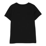 Moschino T-Shirt Girocollo tinta unita con Stampa Nero per Bambino HUM05I NERO MOSCHINO 
