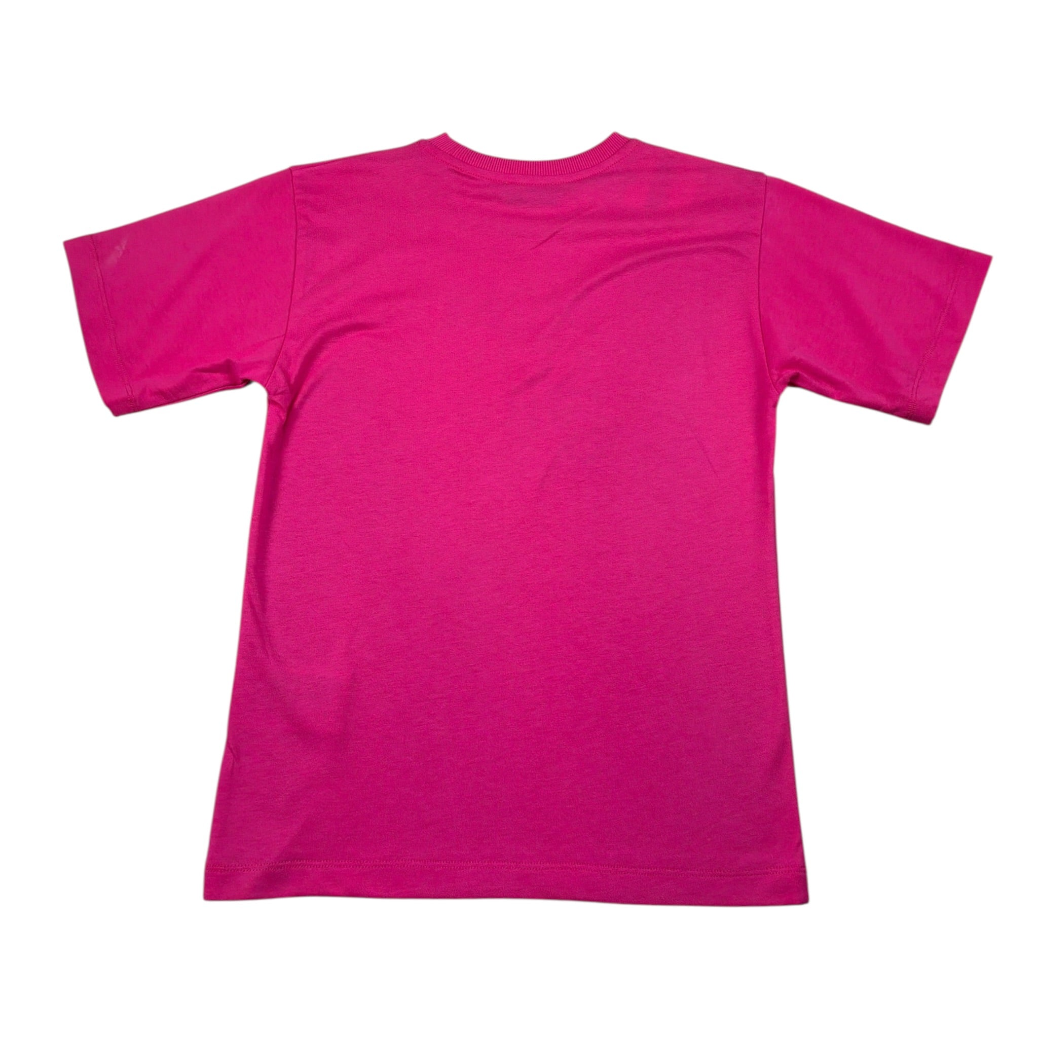 Moschino T-Shirt tinta unita con Stampa Magenta per Bambina HUM05W MAGENTA MOSCHINO 