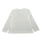 Moschino Shirt Girocollo tinta unita con Stampa Panna per Bambino HUO00J PANNA MOSCHINO 