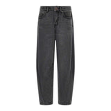 Moschino Jeans tinta unita con Elastico In Vita Nero per Bambino HUP08I NERO MOSCHINO 
