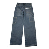 Moschino Jeans tinta unita con Girovita Regolabile Blu per Bambina HUP096 BLU MOSCHINO 