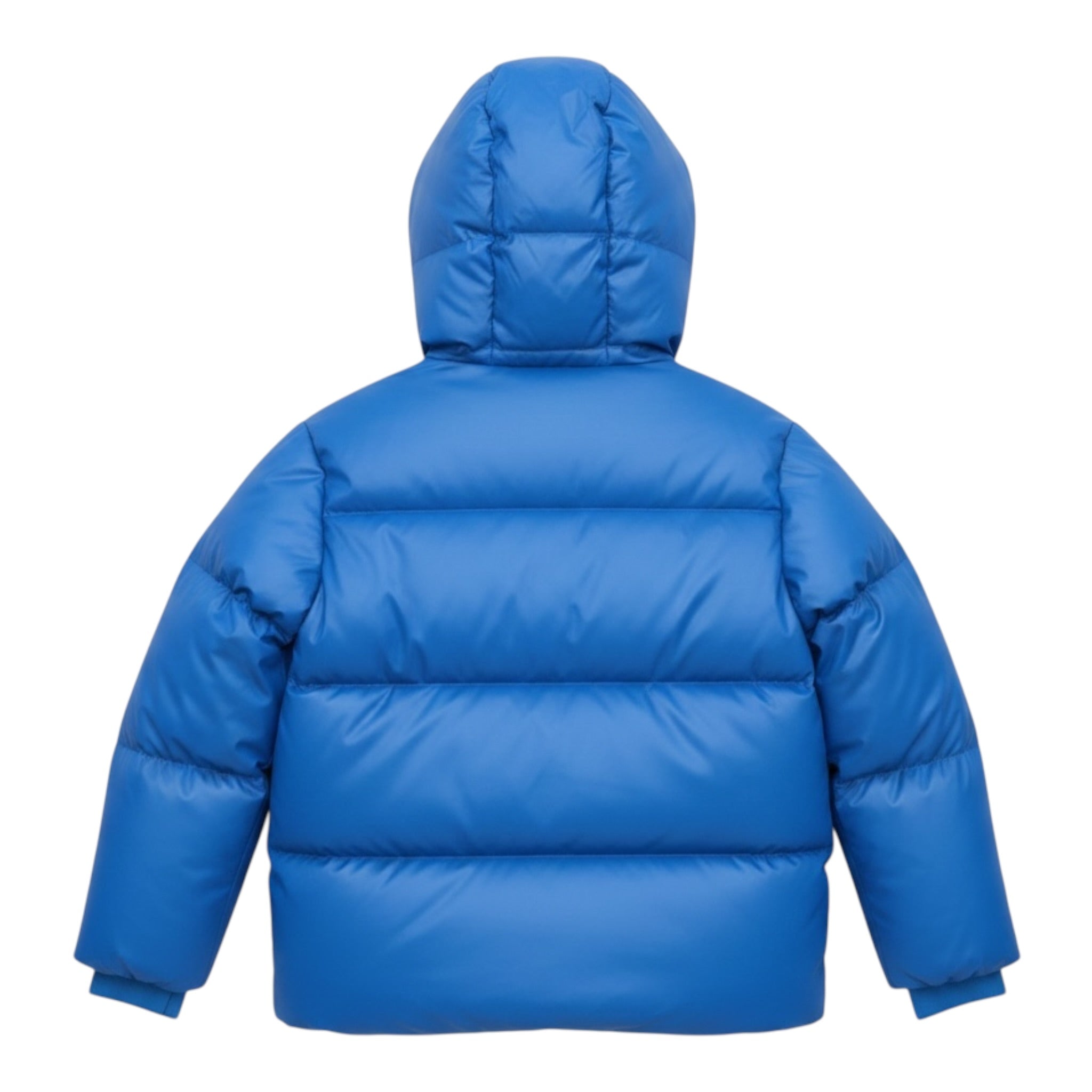Moschino Giubbino tinta unita con Cappuccio Cobalto per Bambino HUS05PP COBALTO MOSCHINO 