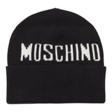 Moschino Cappello tinta unita con Logo Nero per Bambino HUX02P NERO MOSCHINO 