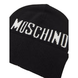 Moschino Cappello tinta unita con Logo Nero per Bambino HUX02P NERO MOSCHINO 