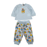 Moschino Completo 2Pz Shirt-Pantalone Azzurro per Neonato M5K02F AZZURRO MOSCHINO 