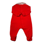 Moschino Tutina Manica Lunga tinta unita Rosso per Neonato M6Y037 ROSSO MOSCHINO 