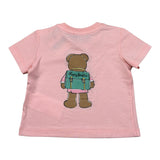 Moschino T-Shirt tinta unita con Stampa Rosa per Neonata M7M047 ROSA MOSCHINO 