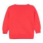 Moschino Maglia Girocollo tinta unita con Orso Rosso per Bambino M7W00JJ ROSSO MOSCHINO 
