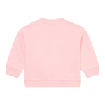 Moschino Felpa Chiusa Girocollo tinta unita con Logo Rosa per Neonata M8F03QA ROSA MOSCHINO 
