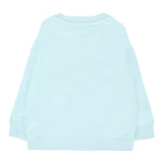 Moschino Felpa Chiusa Girocollo tinta unita con Logo Azzurro per Bambino M8F03QXJ AZZURRO MOSCHINO 