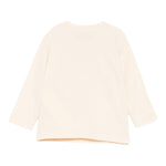 Moschino Shirt Girocollo tinta unita con Logo Beige per Neonato M9O00RX BEIGE MOSCHINO 
