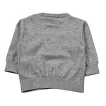 Moschino Maglia Girocollo tinta unita con Logo Grigio per Neonato M9W00J GRIGIO MOSCHINO 
