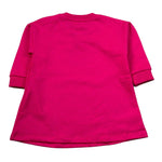 Moschino Abito Manica Lunga tinta unita con Logo Fuxia per Neonata MBV0CV FUXIA MOSCHINO 