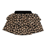 Moschino Gonna tinta unita con Stampe Orsi Nero per Bambina MDJ01NJXXX NERO MOSCHINO 