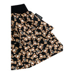 Moschino Gonna tinta unita con Stampe Orsi Nero per Neonata MDJ01NX NERO MOSCHINO 