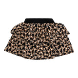 Moschino Gonna tinta unita con Stampe Orsi Nero per Neonata MDJ01NXX NERO MOSCHINO 