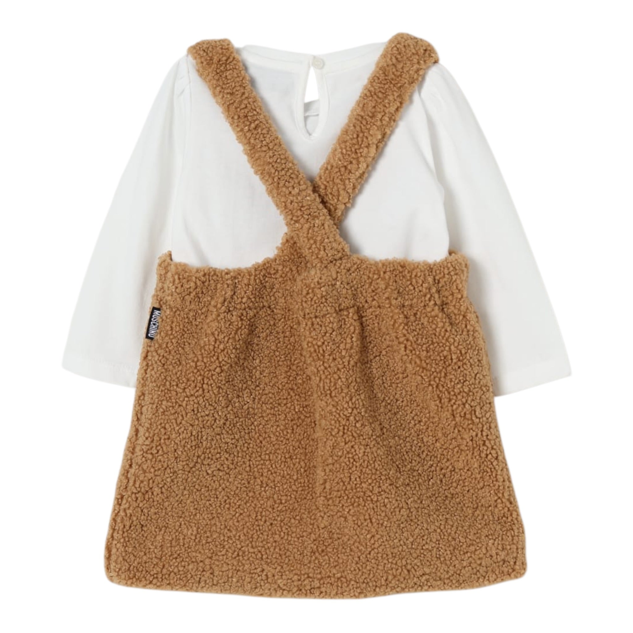 Moschino Completo 2 Pezzi Shirt-Abito Cammello per Neonata MDK037 CAMMELLO MOSCHINO 