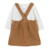 Moschino Completo 2 Pezzi Shirt-Abito Cammello per Bambina MDK037X CAMMELLO MOSCHINO 