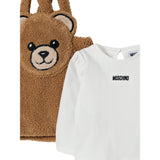 Moschino Completo 2 Pezzi Shirt-Abito Cammello per Bambina MDK037X CAMMELLO MOSCHINO 